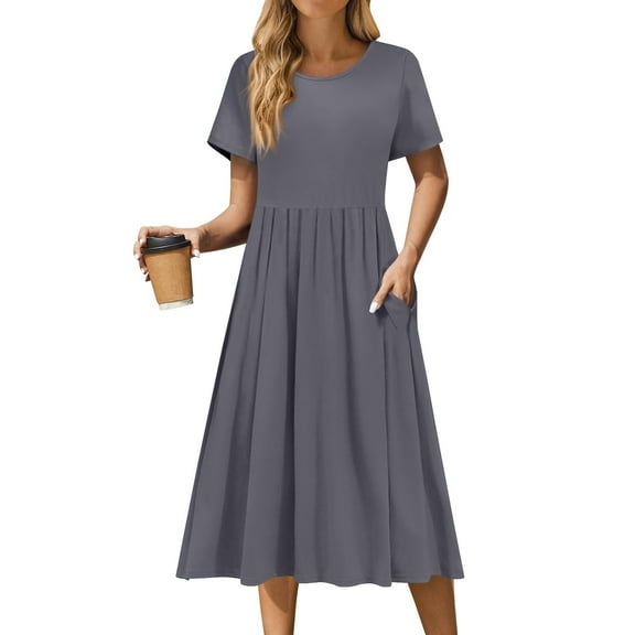 Summer Dresses for Women - Lightweight Breathable Fabric Womens Summer Dresses Plus Size Dresses Option for Casual and Formal Use