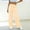 *Orange, variant on ClodeEU Women's High Waisted Elastic Waist Plaid Pants with Pockets,Casual Loose Long Trousers Green,Womens Plus M