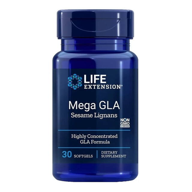 LIFE EXTENSION | Mega GLA sesame lignans | 30 Softgels