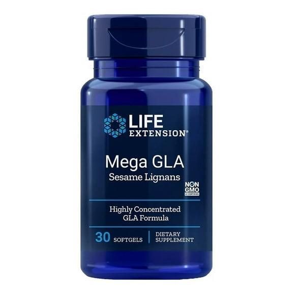 LIFE EXTENSION | Mega GLA sesame lignans | 30 Softgels