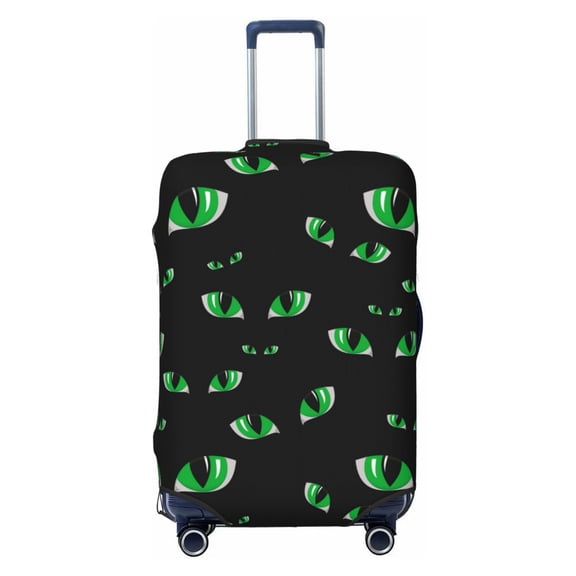 Travel Luggage Cover Protector - eye green Pattern Anti-Scratch Suitcase Covers Fits 18-32 Inch Luggage