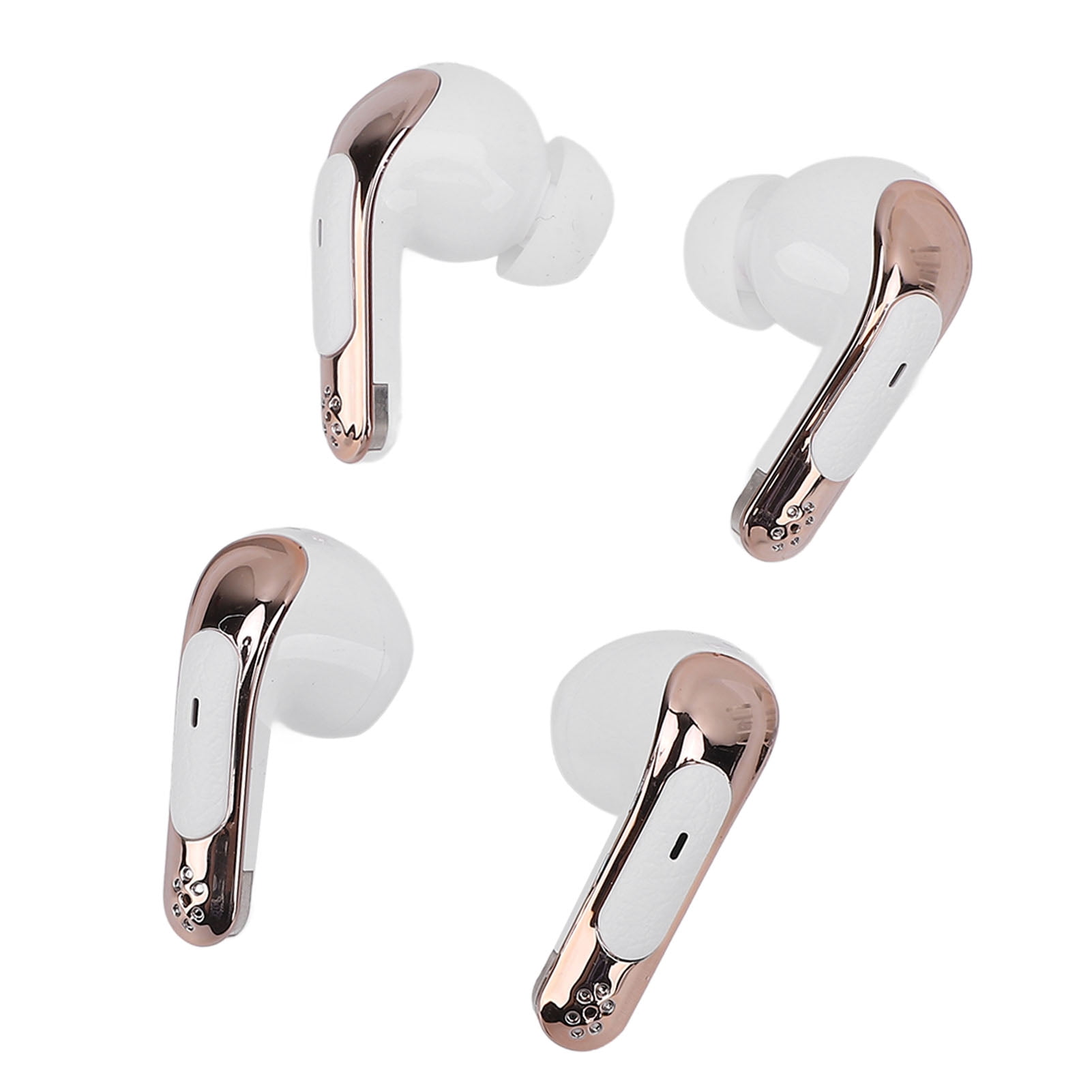 2Pcs BT Headphones, Ear Buds with Noise Cancelling Mic LED Display, in Ear Earphones with 300mAh Charging Case, Low Latency, Noise Cancelling Earbuds for Sports Workout