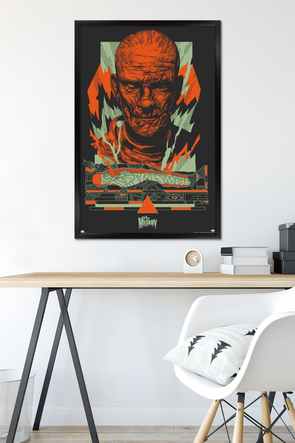 The Mummy - Illustration Wall Poster, 22.375" x 34" Framed