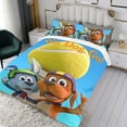 thumbnail image 3 of Ve Perro Ve Conjunto de sábanas temático, trío de piezas, cómodo y amigable con la piel, diseño único, regalo de decoración para el hogar para familiares, amigos y fans,173cm *218cm, 3 of 6