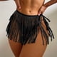 thumbnail image 1 of WILLBEST Traje de Baño Tankini para Mujer con Curvas, Falda Corta con Flecos y Lentejuelas para Playa, Pareo de Bikini Brillante, 1 of 7