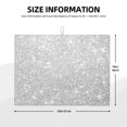 thumbnail image 3 of Easygdp Silver Glitter Microfiber Absorbent Dish Drying Pad,Kitchen Drying Mat,Can Be Hung, Strong Water Absorption Capacity,Quick Drying, 3 of 9