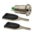 thumbnail image 4 of Interruptor de llave electrónico de metal con 2 llaves, portátil, práctico, multifuncional, cómodo y resistente, cerradura para teléfono de 12 mm, 2, 4 of 8