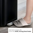thumbnail image 6 of Home Zone Living 13 gal/50 Liter Kitchen Garbage Can Stainless Steel, Black, 6 of 15