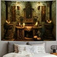 thumbnail image 2 of Orinice Candles Tapestry Wall Hanging Unique Style for Home Wall Decor Art in Living Room Bedroom Apartment Farmhouse Dorm 60x50inch, 2 of 6