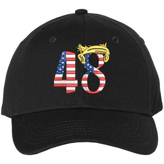 Trump 48th President of United States Embroidered Baseball Cap | Conservative Republican MAGA Hat for Trump Supporters