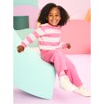 thumbnail image 2 of Garanimals Baby & Toddler Girl Fleece Crewneck Sweatshirt, Sizes 0-6T, 2 of 7