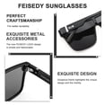 thumbnail image 3 of Gafas de sol FEISEDY B2996 Negro Plateado UV400 62mm, 3 of 7