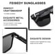 thumbnail image 3 of Gafas de sol FEISEDY B2996 Negro Plateado UV400 62mm, 3 of 7