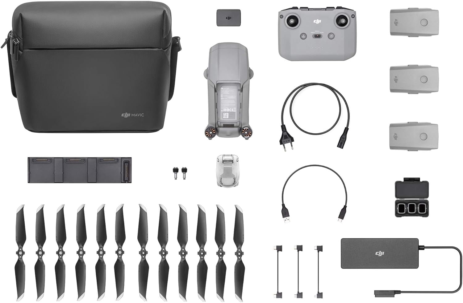 Pre-Owned DJI Mavic Air 2 Fly More Combo (Mavic Air 2 Quadcopter, 3 x Battery, DJI Shoulder Bag ) + More