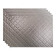 thumbnail image 1 of FASÄDE 18in x 24in Quilted Galvanized Steel Backsplash Panel (5 Pack), 1 of 5