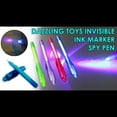 thumbnail image 6 of ZOURIH 8 PCS Invisible Ink Pens with UV Light Spy Pens for Secret Messages - Fun Party Favors,Treasure Hunt, Classroom & Birthday Gifts,Multicolor, 6 of 8