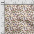 thumbnail image 2 of oneOone Cotton Cambric Brown Fabric Animal Skin Dress Material Fabric Print Fabric By The Yard 42 Inch Wide-4W, 2 of 4