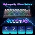thumbnail image 4 of AULA F75 Max, 81-Key, Wireless, Hot Swappable, Mechanical Gaming Keyboard, RGB, Knob, 4000 mAH Battery, Digital Screen, 4 of 10