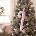 thumbnail image 3 of Adorno colgante para de Navidad, artesanía decorativa, decoración navideña bonita, colgante de Navidad para el hogar, restaurante, dormitorio, , Muleta Rosa, 3 of 9