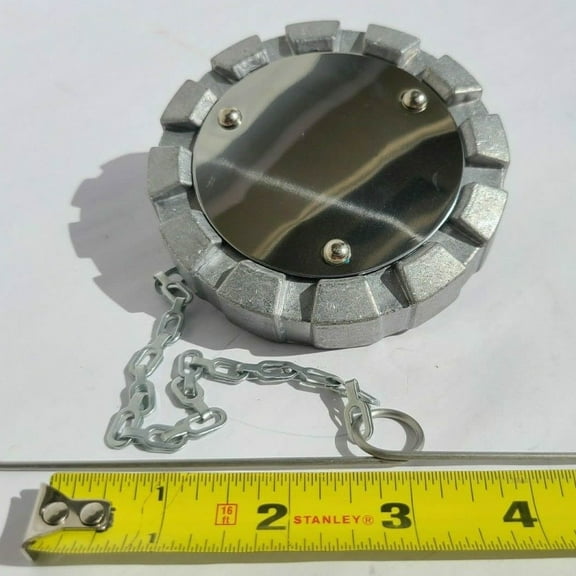 Fuel Cap Alum 3" -8 NPSL Non-locking Vented & Chain for VOLVO MACK INTERNATIONAL