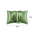 thumbnail image 2 of TERGAYEE Satin Pillowcase for Hair and Skin,2pcs Super Soft Silk Pillowcase for Hair and Skin,Similar to Silk Pillow Cases,Luxury & Ultra Soft Pillow Cases,Gifts for Women Men, 2 of 8