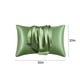thumbnail image 3 of Funda de almohada de satén para cabello y piel, juego de 2 fundas de almohada de tamaño estándar y paquete de 2 fundas de almohada de satén suave (50,8 x 76,2 cm), 3 of 7
