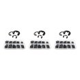 thumbnail image 2 of maskred 580pcs Professional Retaining Rings External Circlip Stainless Steel Wear-resistant Snap Ring E-type Clamp Washing Machine Black 3Set, 2 of 6
