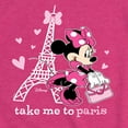 thumbnail image 3 of Disney - Mickey & Friends - Minnie Mouse - Take Me to Paris - Toddler And Youth Girls Short Sleeve Graphic T-Shirt, 3 of 5
