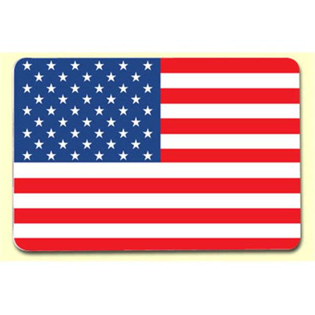 Painless Learning AMR-1 Napperon Drapeau Américain - Lot de 4
