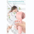 thumbnail image 4 of Portable Handheld Fan 2000mah High-capacity Battery Usb Rechargeable High-speed Mini Desktop Fan, 4 of 8