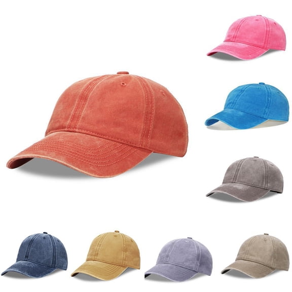 Only Moment Purple Baseball Cap Golf Dad Hat Cotton Blend Washed Low Profile Adjustable Hat for Men Women Casual Outdoor Running Golf One Size