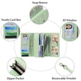 thumbnail image 5 of GAEKEAO Women’s Trifold Wallet Rfid Blocking Vegan Leather Wristlet with 3 ID Windows, 5 of 6