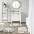 thumbnail image 2 of Medallion Cotton Tufted Bath Rug 20x30 Inches Global Inspired Boho Bathroom Mat Soft Absorbent 100% Cotton Machine Washable, 2 of 9
