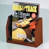 Oak Countertop 1 Pocket Magazine Display in Mahogany