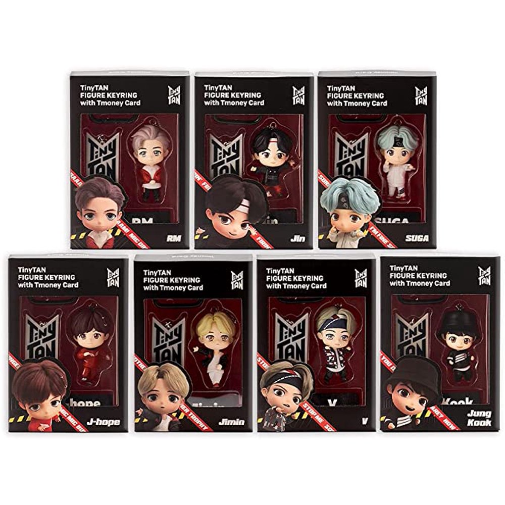 BTS Tinytan Figures Keychain Keyring Kpop Merchandise Bag Accessory