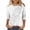 A-White, variant on successthop Oversized T Shirts for Women Graphic Tee 3/4 Sleeve Crewneck Shirt Tee Fall Casual Plus Size Pullover Tops