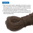 thumbnail image 3 of 30 Yards Mesh Tube 3/8 Inch Decor Tubing Flex for Wreath, DIY Craft Brown, 3 of 7