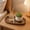 B, variant on PONPRNGY Small Wooden Tray, Oval Mini Serving Tray for Coffee Tables, Dessert, Snack, Fruit, Wood Platter for Vegetable, Decor, 10x6 Inch