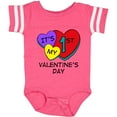 thumbnail image 3 of Inktastic 1st Valentine's Day Hearts Boys or Girls Baby Bodysuit, 3 of 5