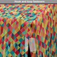 thumbnail image 4 of Abstract Dog Crate Cover, Triangle Formed Fractal Geometric with Aztec Culture Effects Western Print, Easy to Use Pet Kennel Cover for Medium Large Dogs, 35" x 23" x 27", Multicolor, by Ambesonne, 4 of 6