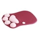 thumbnail image 5 of Alfombrilla de ratón ergonómica antideslizante con diseño de pata de gato, multiusos, con soporte para muñecas, para el hogar, la oficina y el trabajo, color morado arándano., 5 of 8