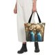 thumbnail image 5 of Fotbe Rustic Daisy Mason Jars Bolsa de Playa con Estampado, Bolsa de Hombro, Bolsa de Mano Espaciosa, Bolsa de Viaje Ligera, Bolsa de Compras Versátil, 5 of 6