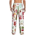 thumbnail image 3 of Kll Mens Pajama Pants For Men,Mens Lounge Pants,Funny Gifts For Men,Men'S Pajama Bottoms-Snowflakes Santa Claus, 3 of 9