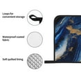 thumbnail image 4 of Salouo Navy Blue Marble for Oven Mitts and Potholders BBQ Gloves-Oven Mitts and Pot Holders Non-Slip Cooking Gloves for Cooking Baking Grilling (4-Piece Set), 4 of 6