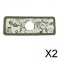 thumbnail image 1 of 2x Protector Contra Salpicaduras Detrás Del Grifo, Almohadilla Receptora de Agua, Tapete de Drenaje para Grifo, Estampado de Flores, Reutilizable para 2 piezas, 1 of 8