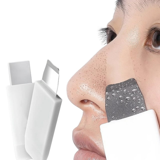 Espátula Facial de Doble Cabezal para Puntos Negros | Herramientas para Eliminar Puntos Negros | Acero Inoxidable | Portátil | 1 Unidad | 11 X 3 Cm