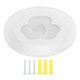 thumbnail image 1 of Lámpara de techo LED con patrón de flores, lámpara acrílica para el hogar, dormitorio, cocina, iluminación interior, 18W, 20cm, 1 of 5