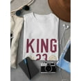thumbnail image 3 of King 23 Cleveland Women White T-Shirt, Female XX-Large, 3 of 4