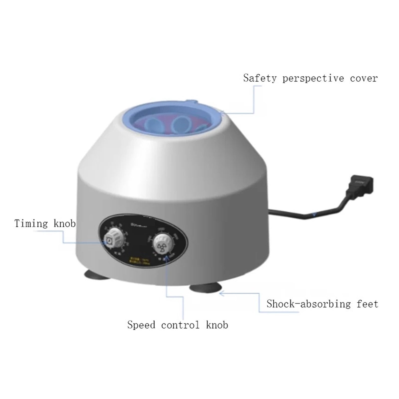 800MINI Electric Blood Centrifuge Prp Plasma Low-speed Centrifuge Machine Laboratory 15ML*6 Centrifuge Tube 4000rpm ,Strong Power