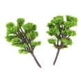 thumbnail image 4 of Diseño de 20 piezas Modelo de tren Trees Forest /150 8.3CM - Verde cro Baoblaze Modelo de árboles Bombax, 4 of 8